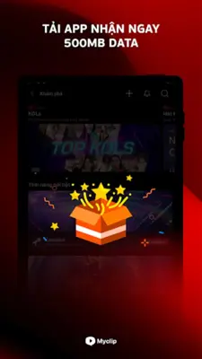 MyClip - Mạng xã hội Video android App screenshot 10