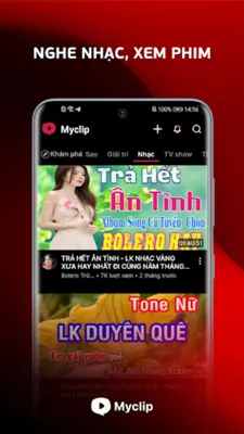 MyClip - Mạng xã hội Video android App screenshot 13