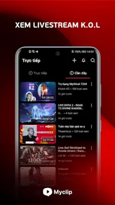 MyClip - Mạng xã hội Video android App screenshot 15