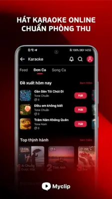 MyClip - Mạng xã hội Video android App screenshot 17