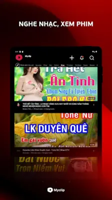 MyClip - Mạng xã hội Video android App screenshot 1