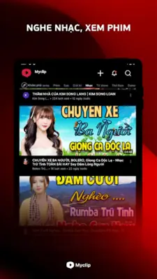 MyClip - Mạng xã hội Video android App screenshot 7