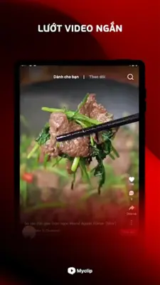 MyClip - Mạng xã hội Video android App screenshot 8